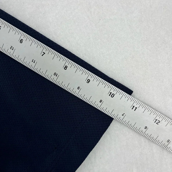 Nike Polo Shirt Men's Sz M Blue Golf Dri-Fit Embroidered Logo 2-Button Collared - Picture 4 of 10